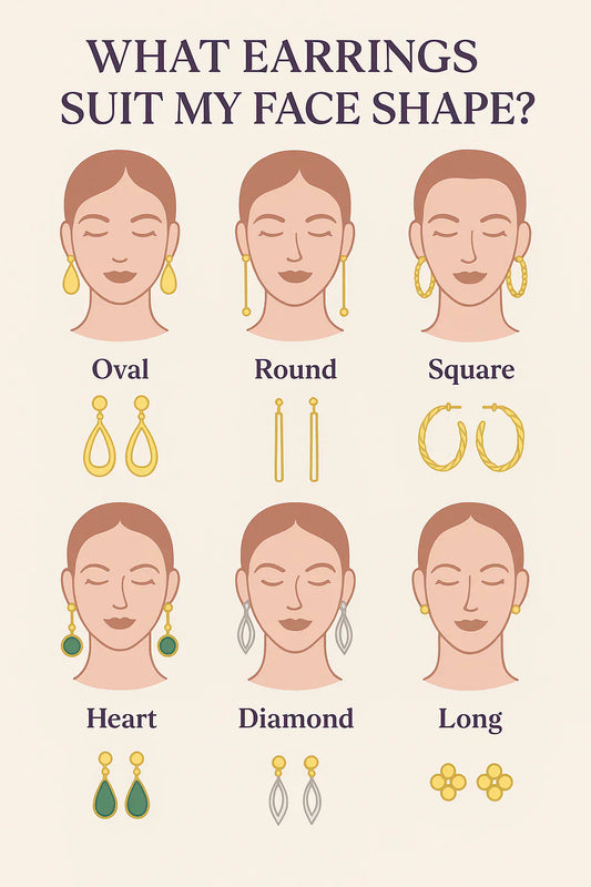 Best Jewelry for Every Face Shape: Hoops, Studs & Drops
