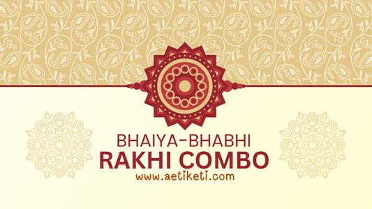 Bhaiya Bhabhi Rakhi Combo set  Handmade rakhi for bhaiya bhabhi  Luxury rakhi gift for sister-in-law  Unique designer bhaiya rakhi  Bhabhi rakhi with pearls and beads  