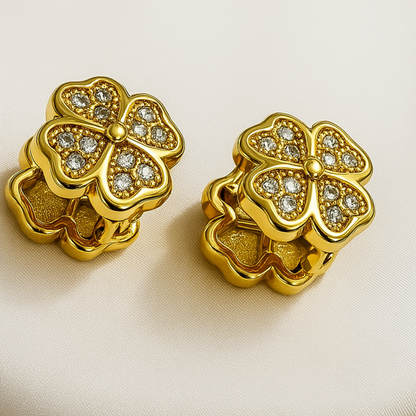 FOUR-LEAF CLOVER EARRING