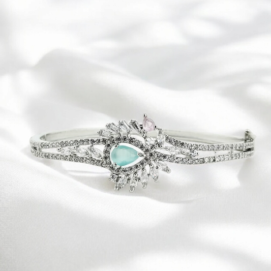 ATKT AQUA TEARDROP BRACELET
