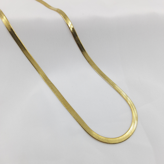 HERRINGBONE CHAIN NECKLACE