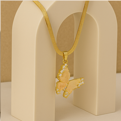 GOLDEN BUTTERFLY NECKLACE