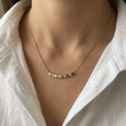 HEXAGON BAR NECKLACE