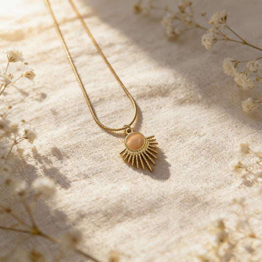 GOLDEN SUNBURST PENDANT