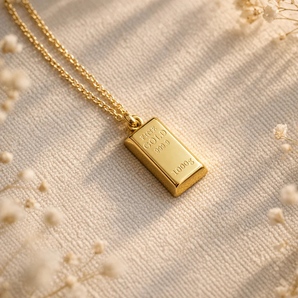GOLD BAR PENDANT 999.9