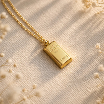 GOLD BAR PENDANT 999.9