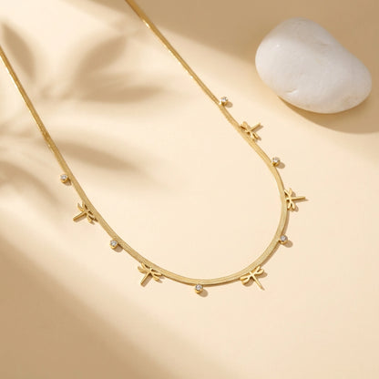 DRAGONFLY CHARM NECKLACE