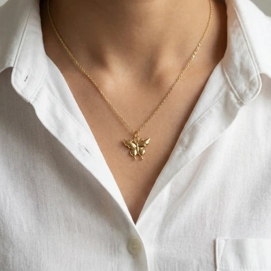 GOLDEN BABY BUTTERFLY PENDANT