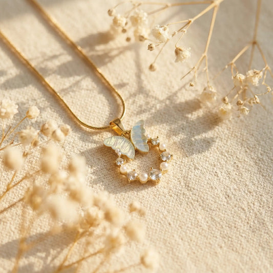 BUTTERFLY PEARL PENDANT