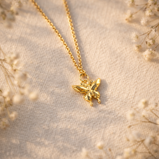 GOLDEN BABY BUTTERFLY PENDANT