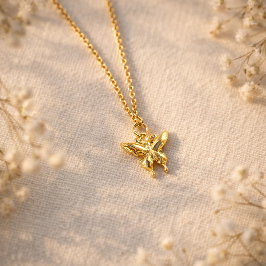 GOLDEN BABY BUTTERFLY PENDANT